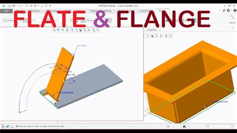 creo sheet metal exercises pdf|flat vs flange in creo.